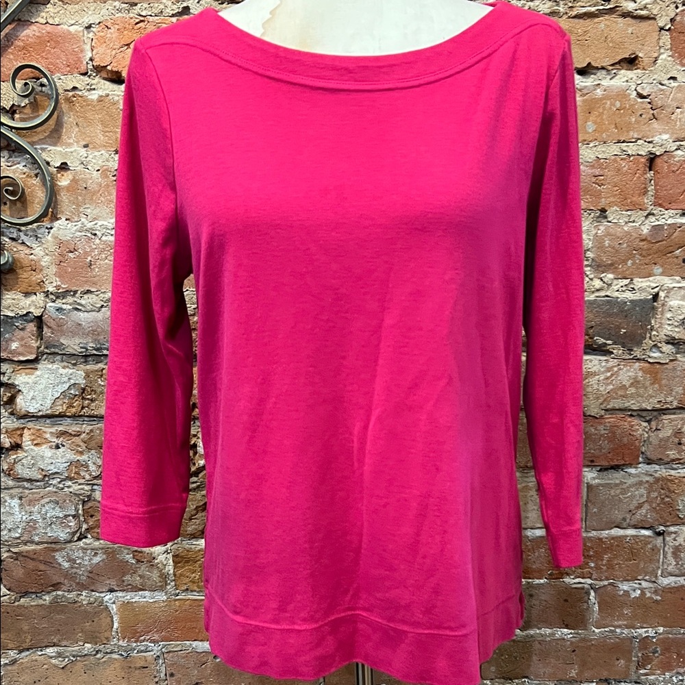 Chico's Fuchsia Long Sleeve Top